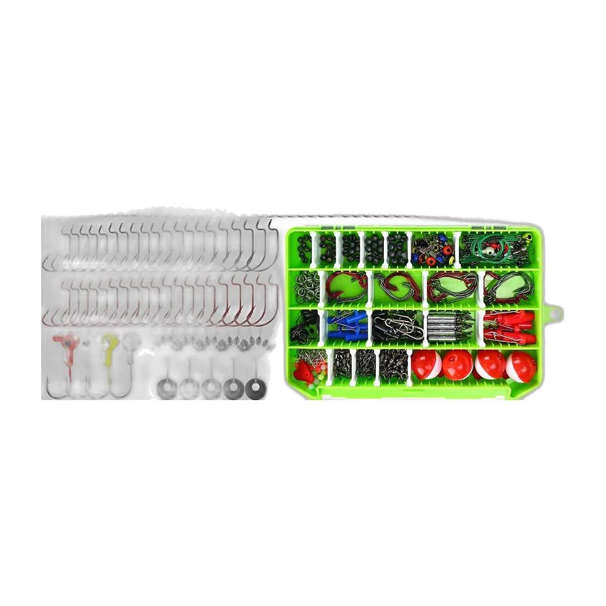 Coffret d'accessoires de pêche, 329 pièces (2)