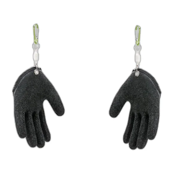 Paire de gants de pêche enduits de latex et écarteur de mâchoire en inox