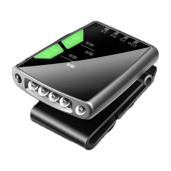 Small clip-on light attached to the peak of a cap