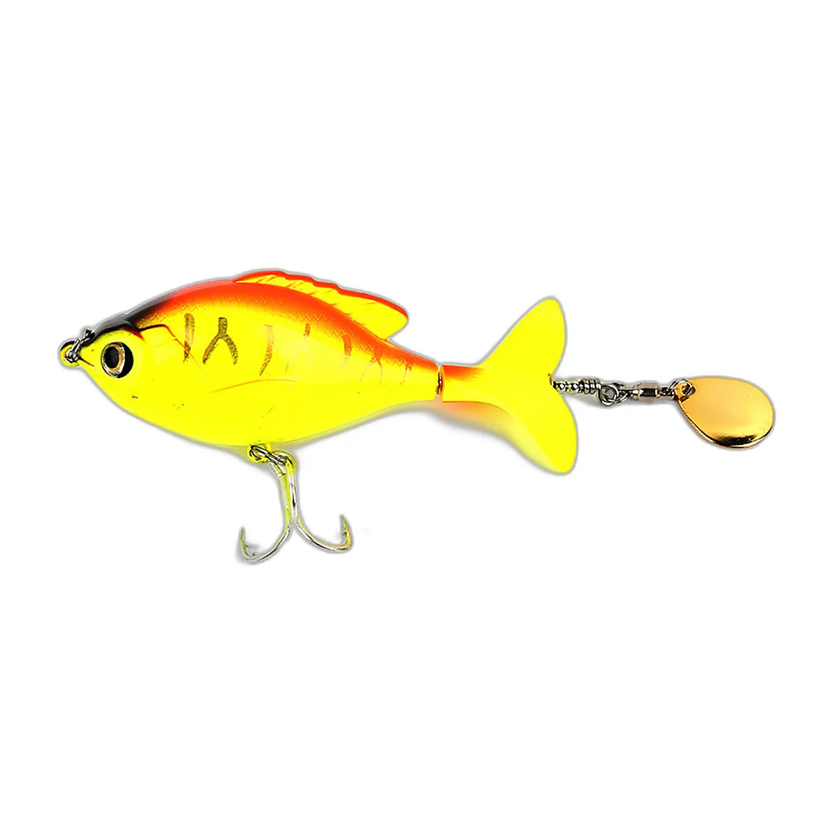 Small Floating Tail-Spinner Lures 6 cm, Pack of 5 (2)