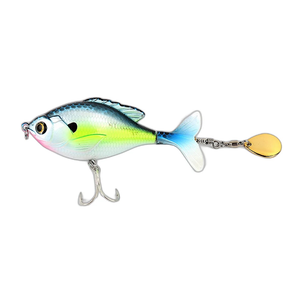 Small Floating Tail-Spinner Lures 6 cm, Pack of 5 (5)