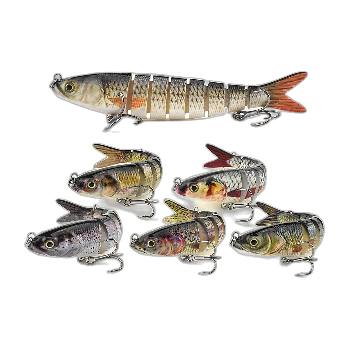 Poissons nageurs durs 13,3 cm, lot de 3 (4)