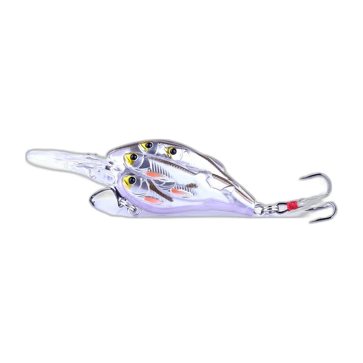 Schwimmende Köder mit Federhaken 7,5 cm, 9er-Set (4)