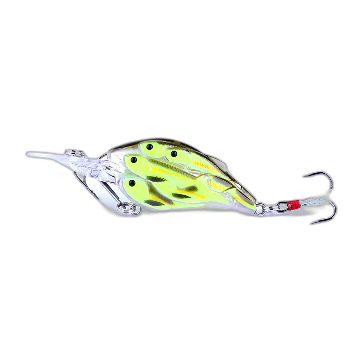 Schwimmende Köder mit Federhaken 7,5 cm, 9er-Set (5)
