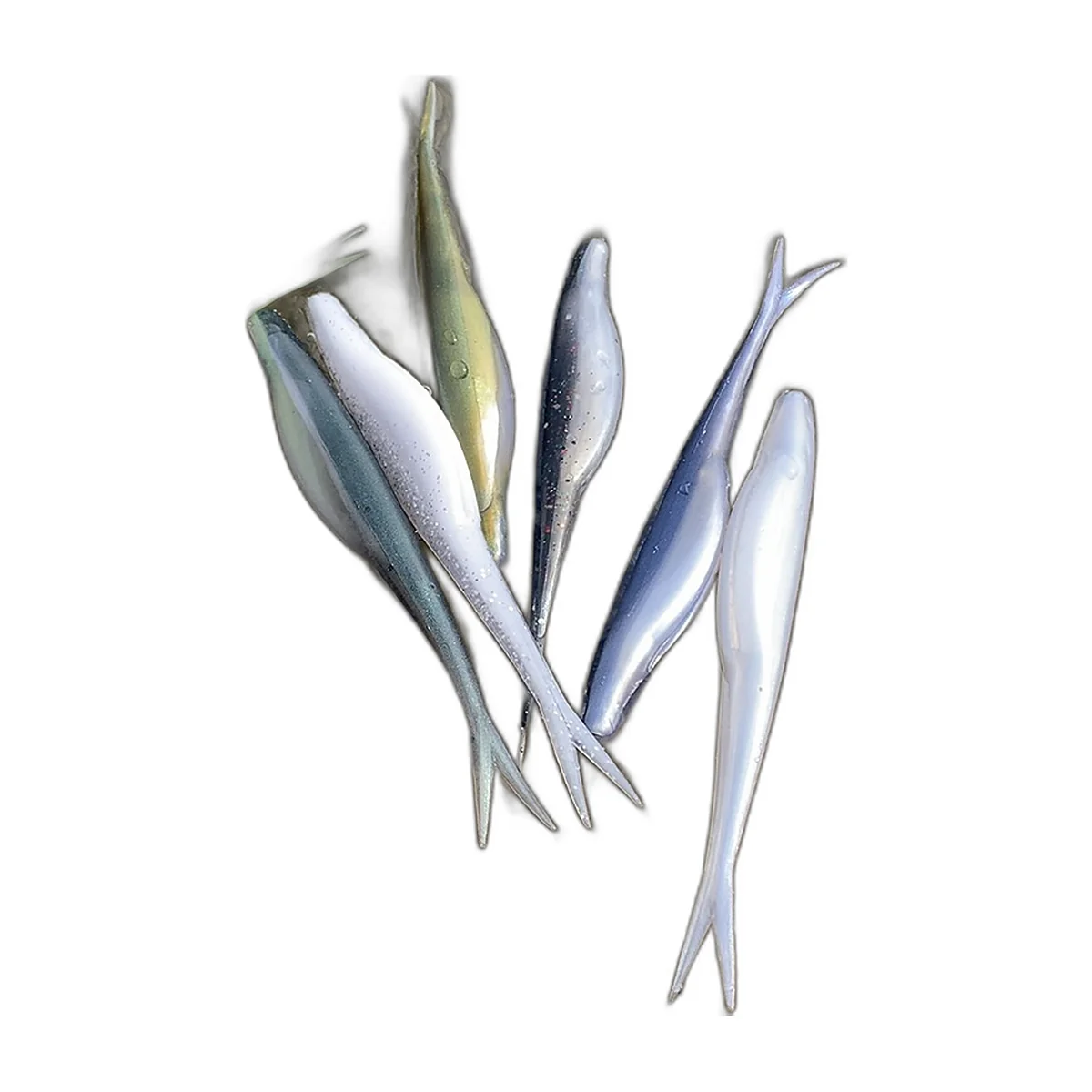 Finesse-softbaits 12 cm, set van 15 (5)