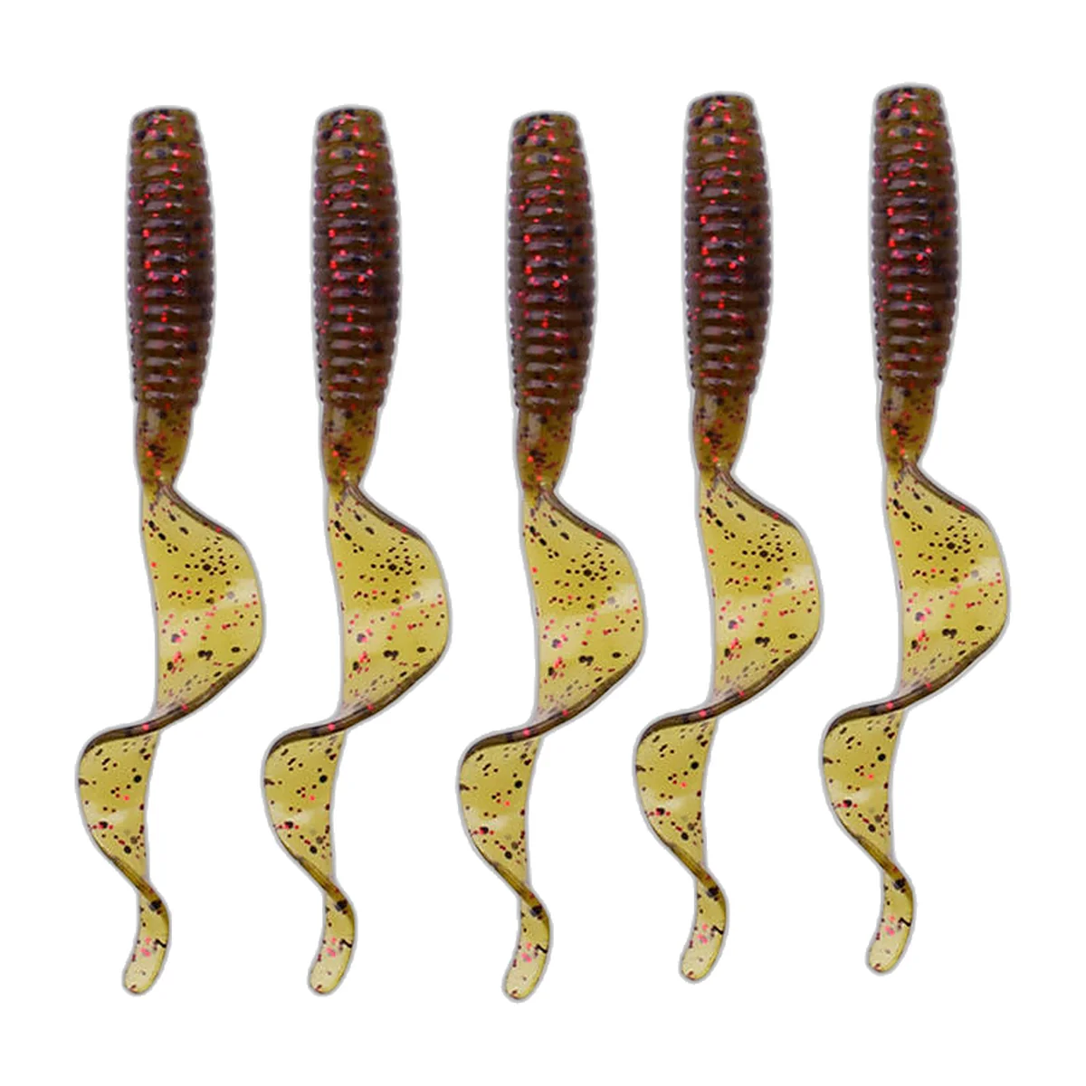 Gesalzene Gummiköder 5,5 cm, 15er-Set (4)