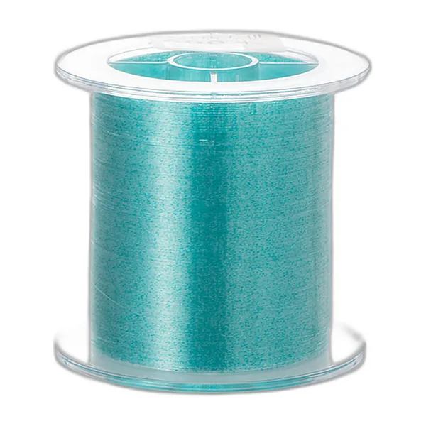 Bobine de fil nylon de pêche tacheté bleu clair