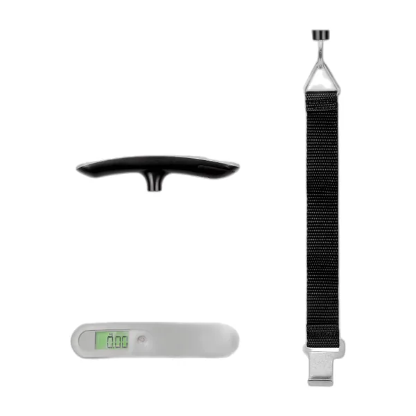 Digitale Hängewaage in T-Form mit LCD-Anzeige und Gurt