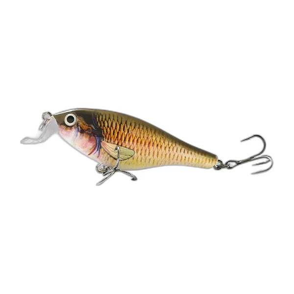 Vijf minnowpluggen van ongeveer 8 cm in verschillende kleuren