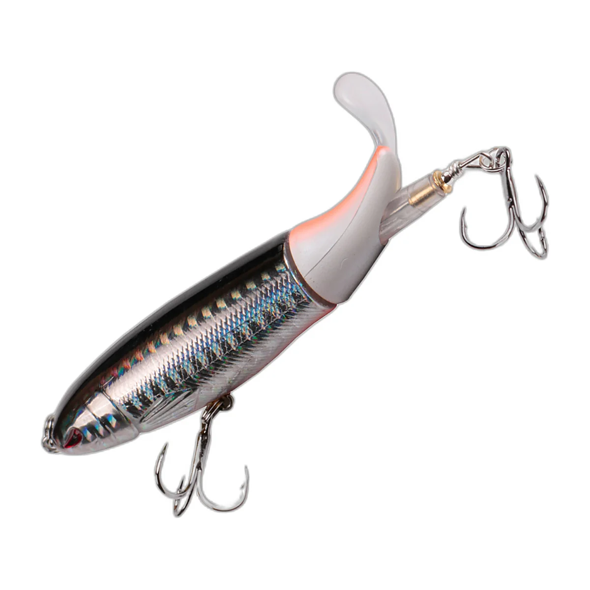 Señuelos de superficie con cola giratoria 10 cm, 8 unidades (4)
