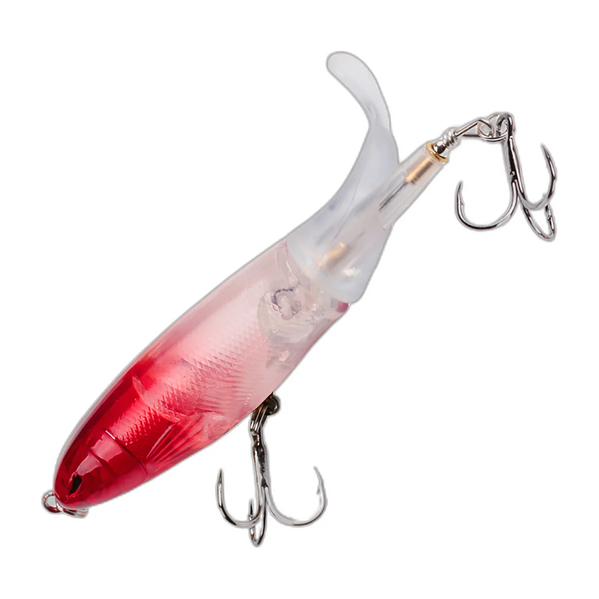 Señuelos de superficie con cola giratoria 10 cm, 8 unidades (5)