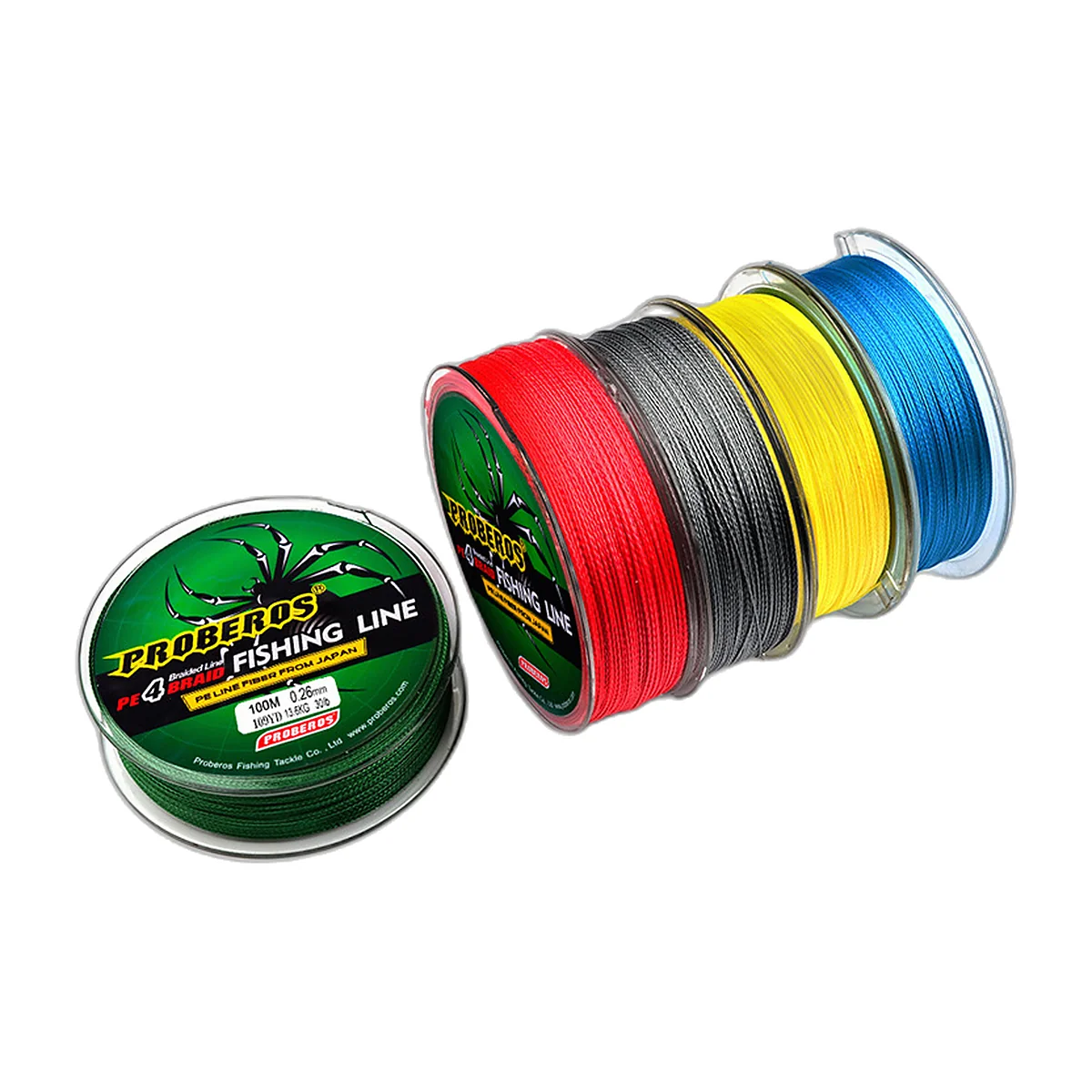 4-Strand Yellow PE Braid, 100 m (4)