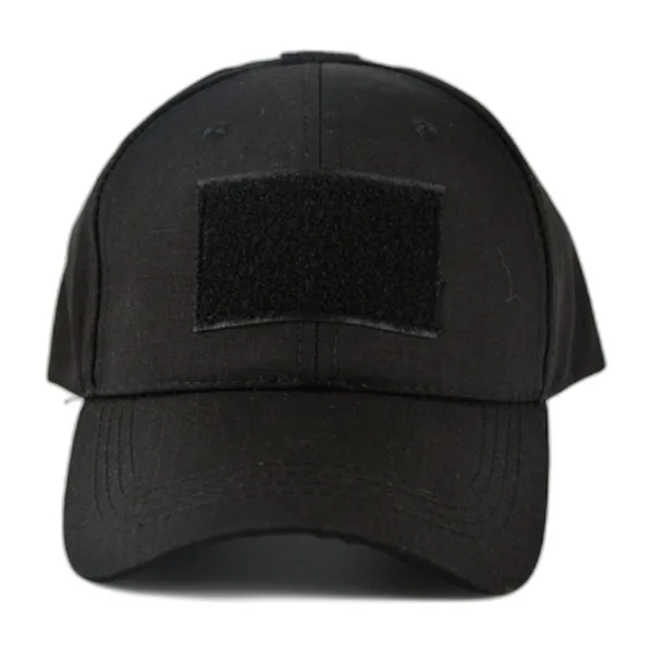 Cappellino da baseball nero in cotone con ricamo