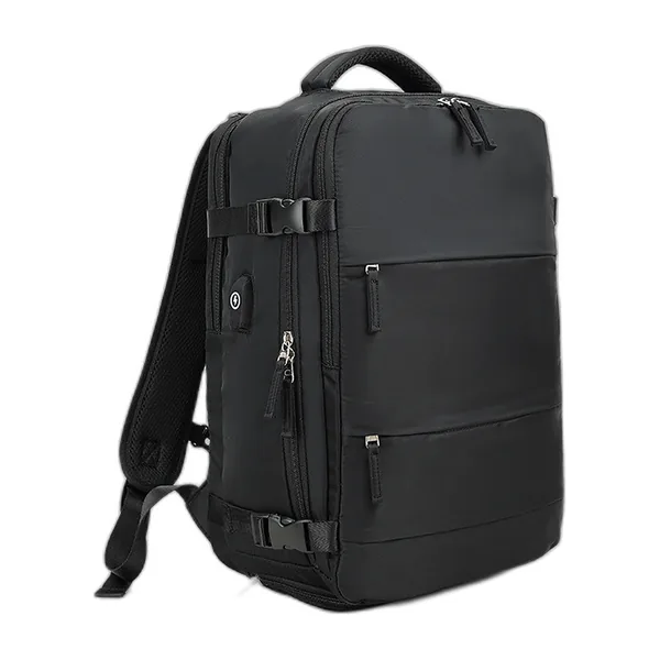 Mochila de viaje con compartimento separado y puerto USB lateral