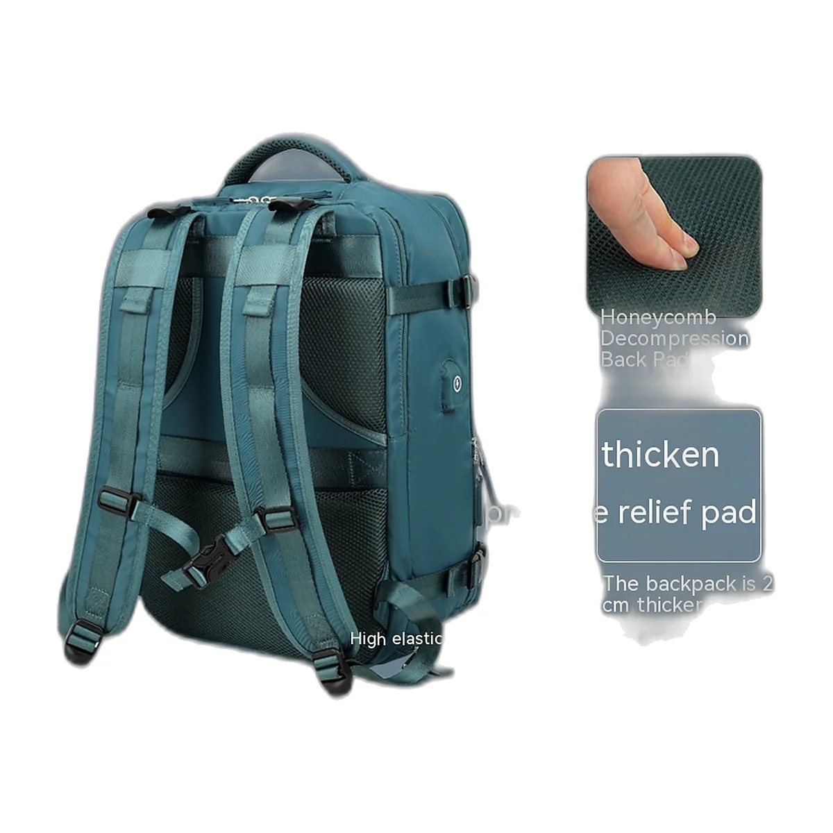 Mochila con compartimento seco/húmedo, 18 pulgadas (4)