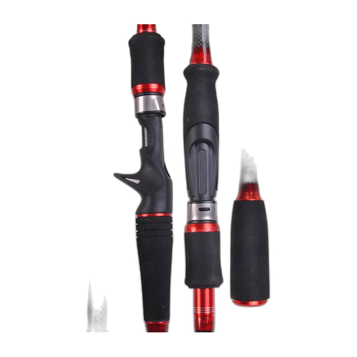 Ensemble carnassier : canne carbone télescopique MH 2,10 ou 2,40 m + moulinet 3000 (3)