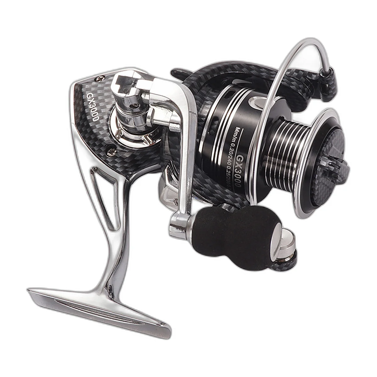 Metal-Bodied Spinning Reel, Sizes 1000 to 4000 (3)